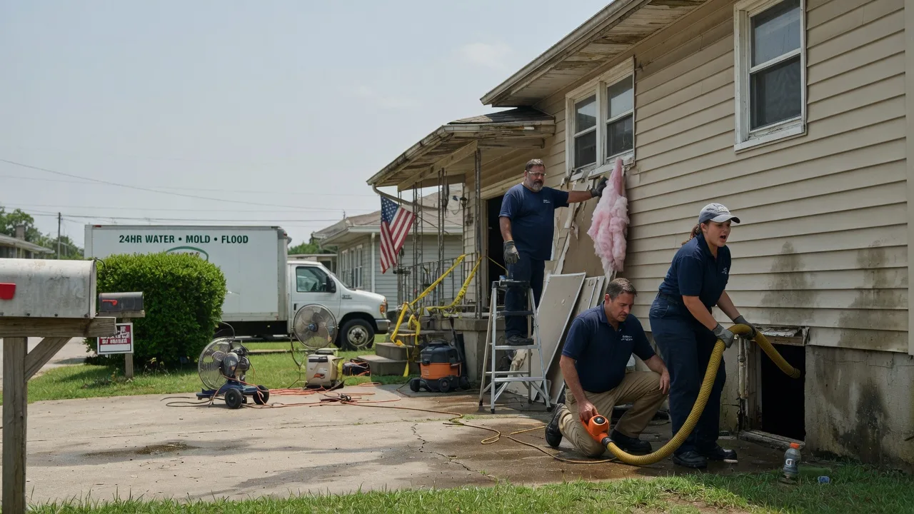 Water Damage Repair in Meyersville, TX near me